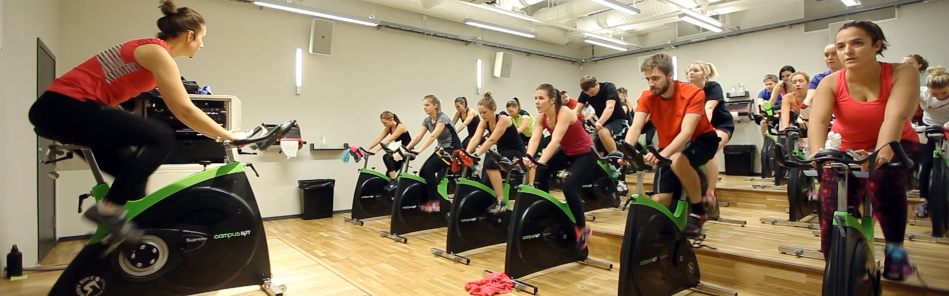 campus1477 gym i uppsala spinning